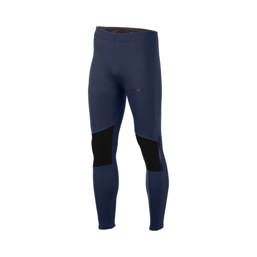 Mizuno Breath Thermo® Férfi Leggings Sötétkék/Fekete SGY026948